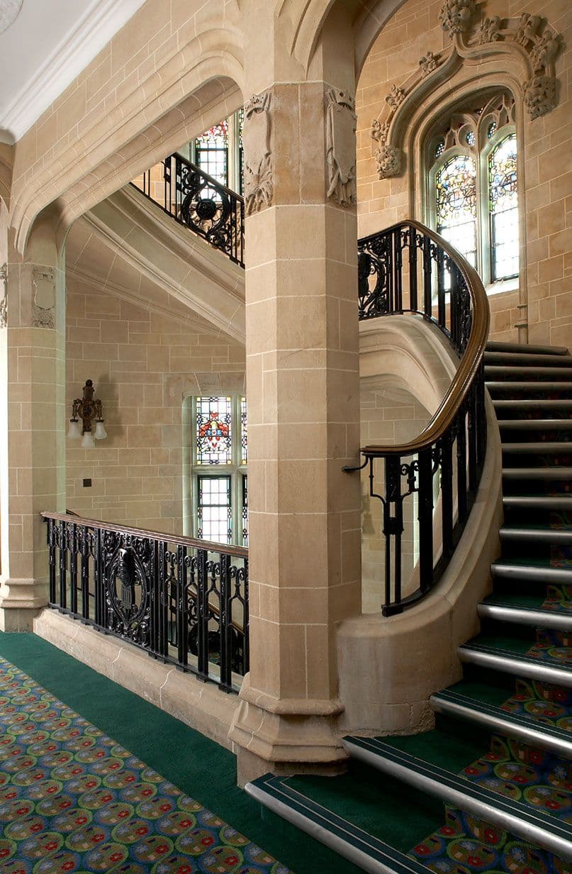 The staircase at the UK Supreme Court