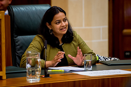 Professor Lavanya Rajamani, Centre for Policy Research, New Delhi, follows Professor Sandsâ€™ lecture with comments