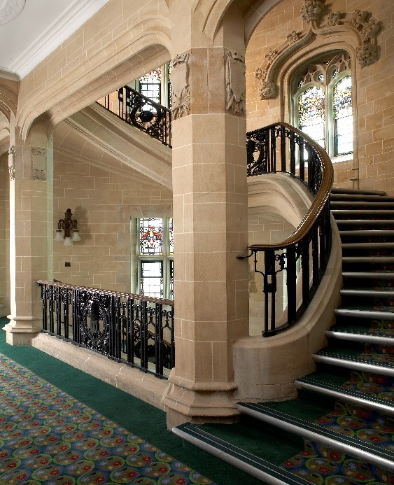 UKSC - Stairs from the ground floor to the first floor